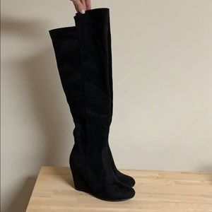 Akira OTK wedge boots